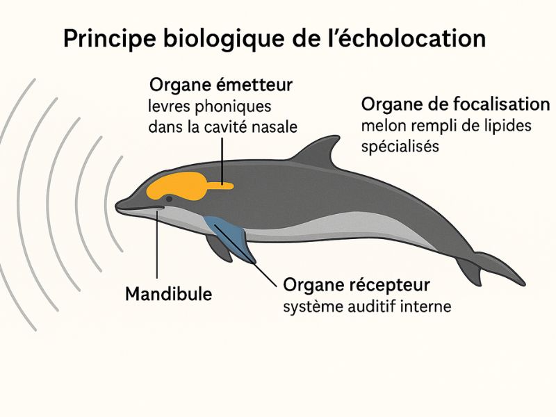 Echolocation cetace